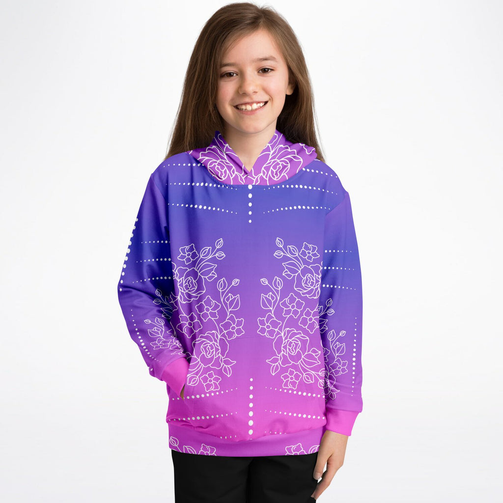 $NiieihiiNookei Athletic Kids Hoodie - AOP