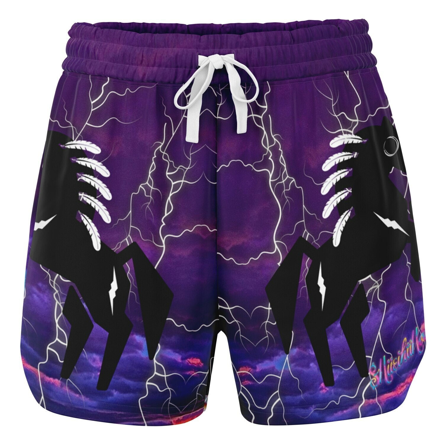 $NiieihiiNookei Athletic Shorts - AOP