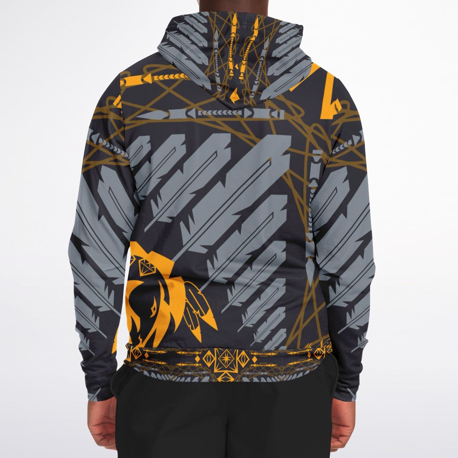 $NiieihiiNookei Athletic Zip-Up Hoodie - AOP
