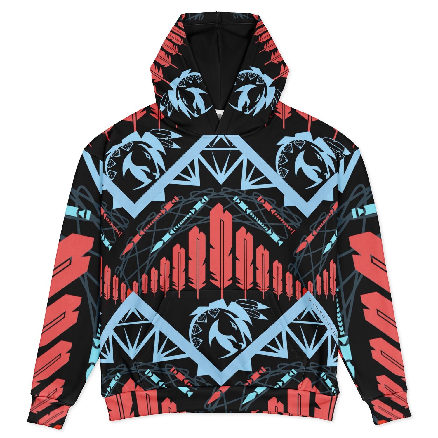 $NiieihiiNookei #Heavyweight Oversized Hoodie - AOP