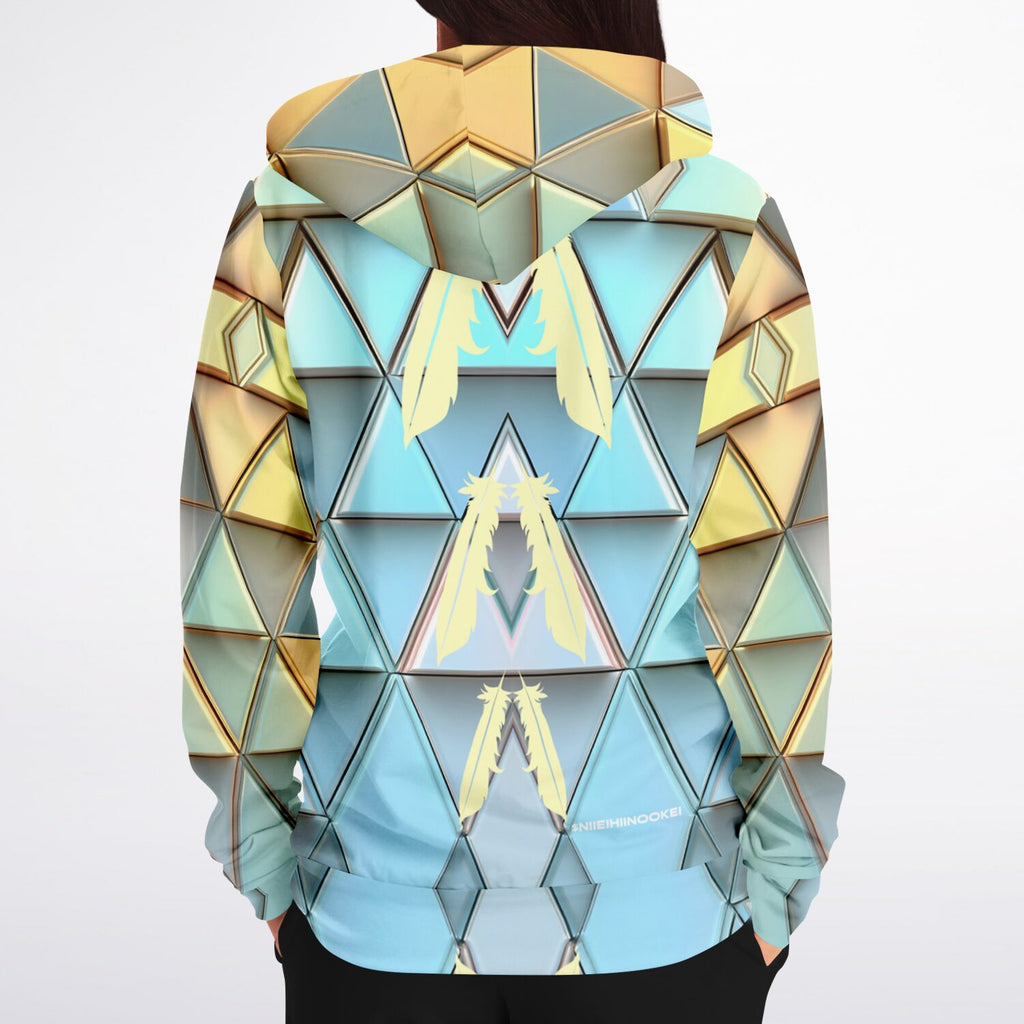$NiieihiiNookei Athletic Zip-Up Hoodie - AOP