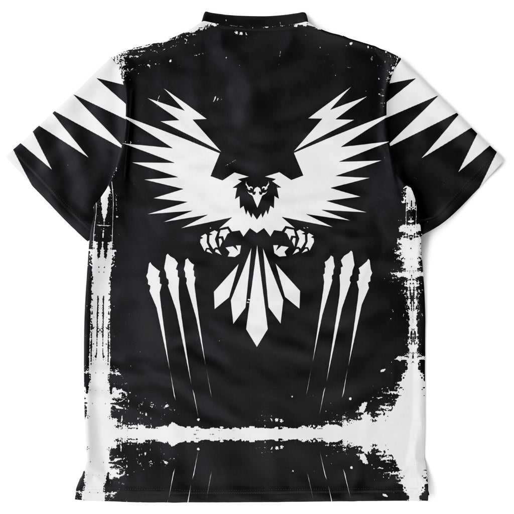 $NiieihiiNookei Blade Collar Polo Shirt - AOP
