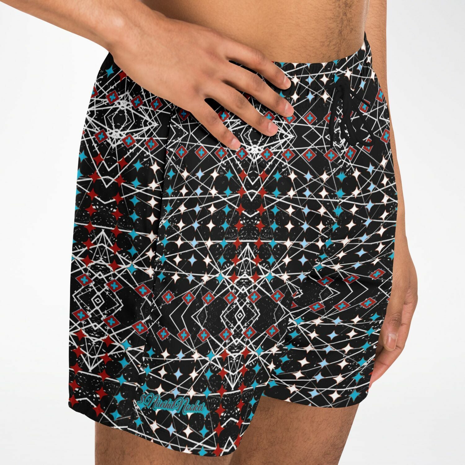 $NiieihiiNookei Swim Trunks Men - AOP