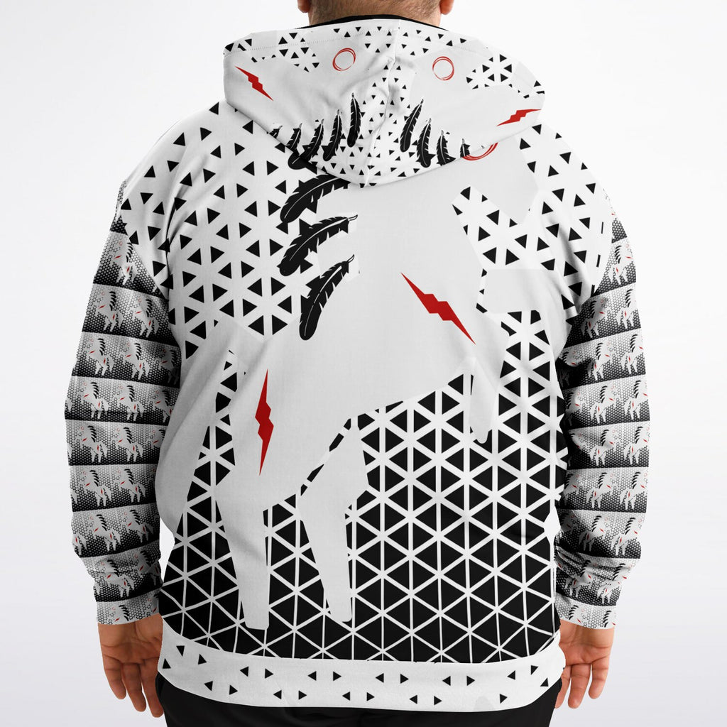 $NiieihiiNookei Plus-size Hoodie - AOP