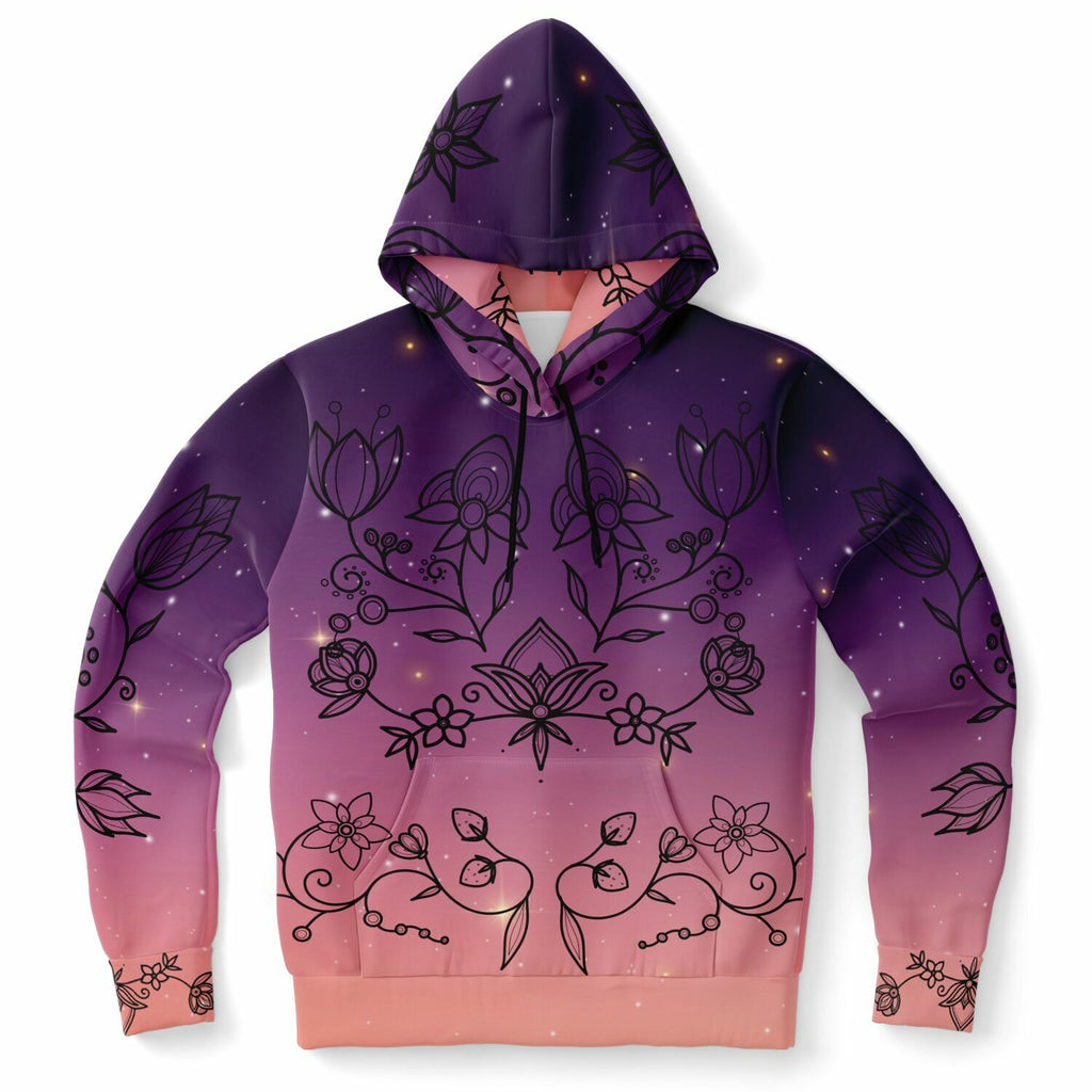 $NiieihiiNookei Floral Sunset Athletic Hoodie - AOP