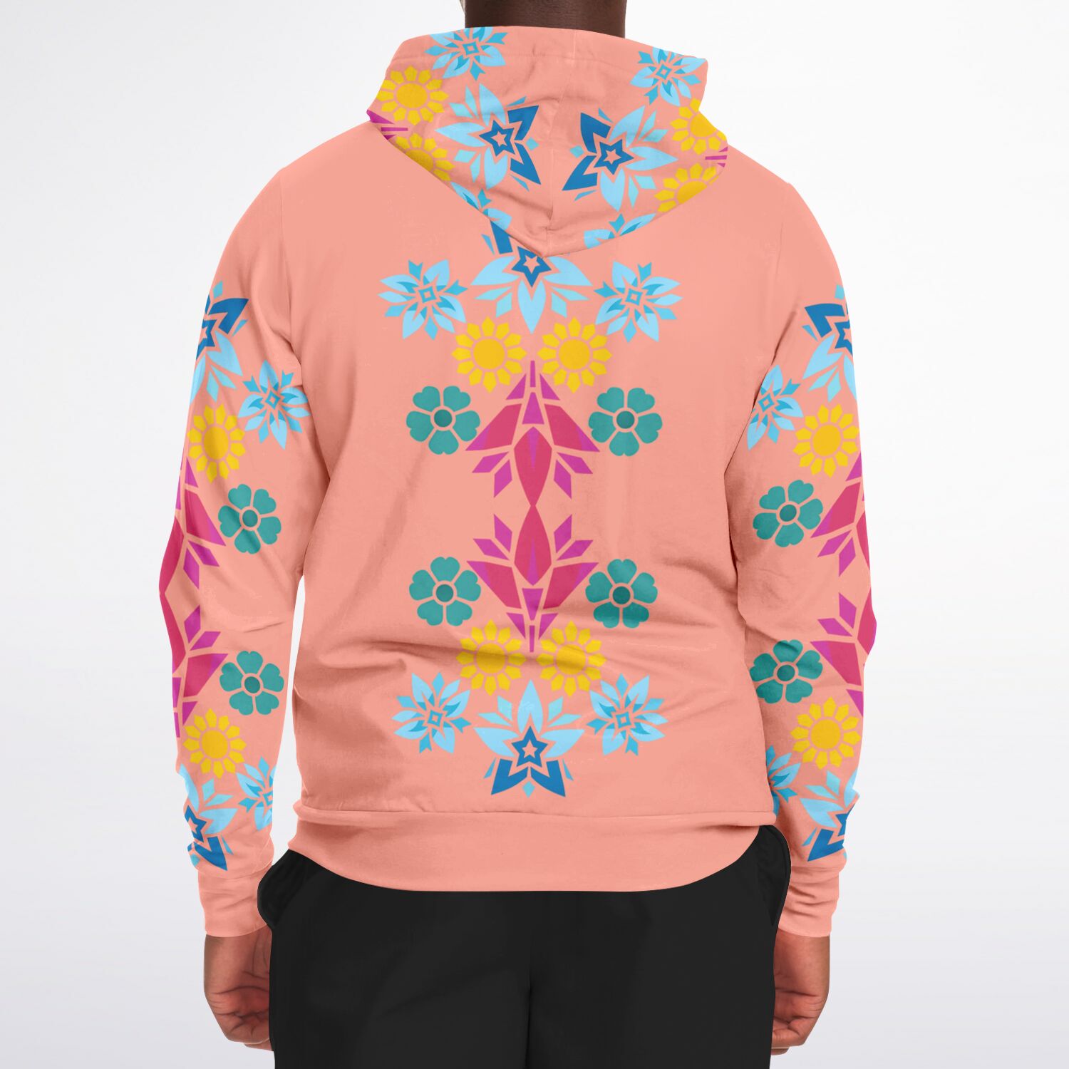 $NiieihiiNookei Athletic Zip-Up Hoodie - AOP