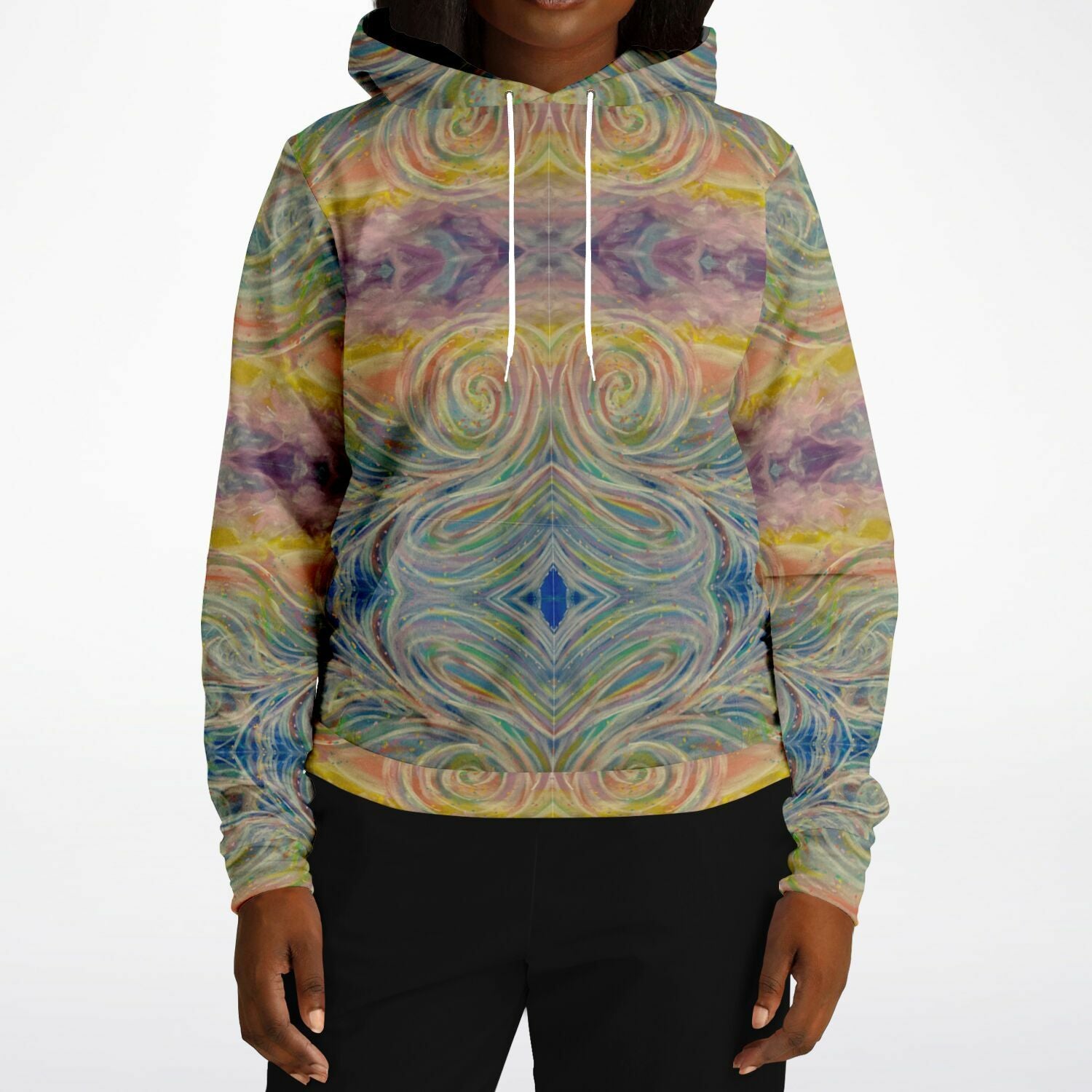 SMW Watercolor Athletic Hoodie - AOP