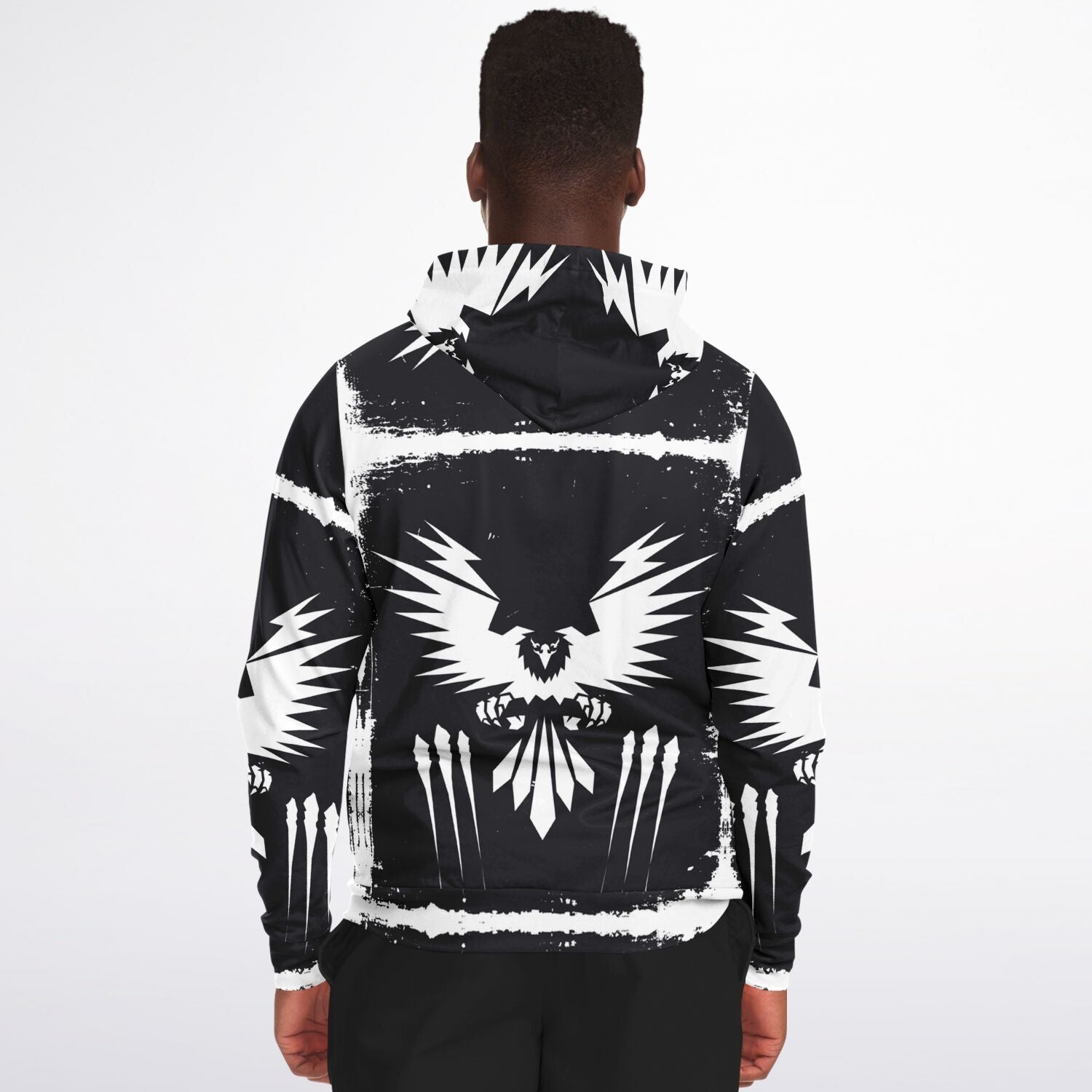 $NiieihiiNookei Athletic Zip-Up Hoodie - AOP