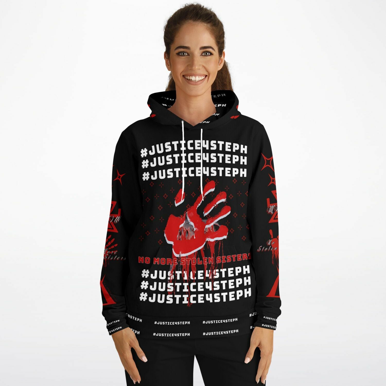 #JUSTICE4STEPH Athletic Hoodie - AOP
