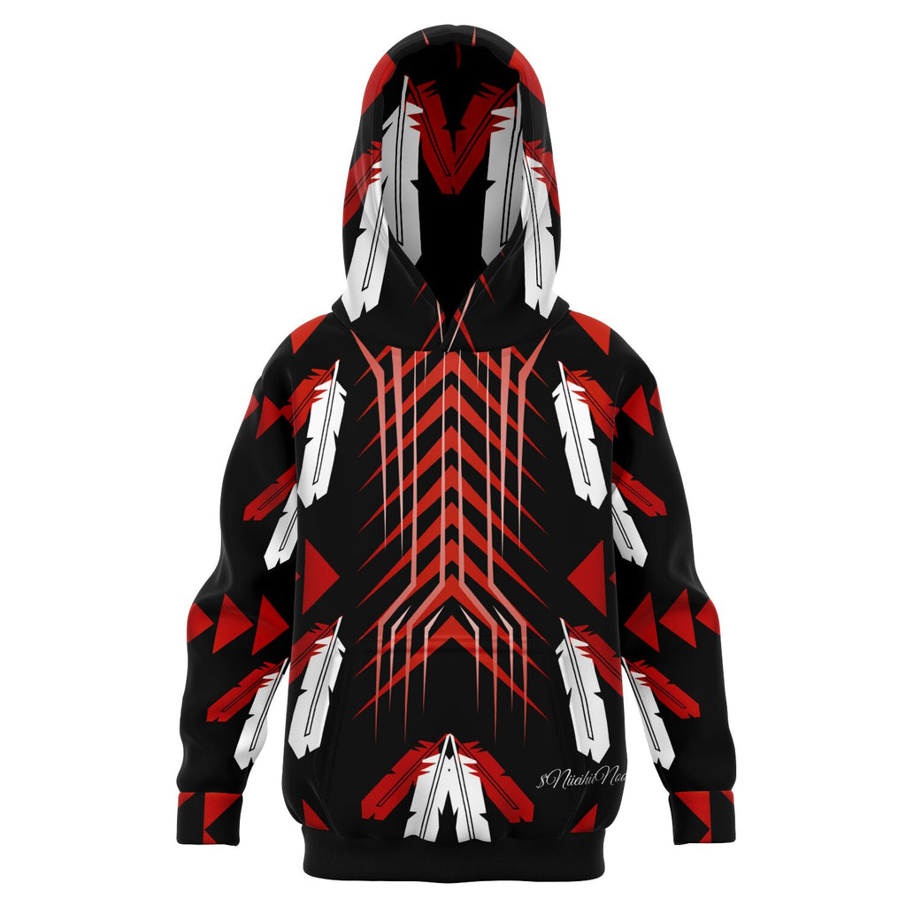 $NiieihiiNookei Athletic Kids Hoodie - AOP