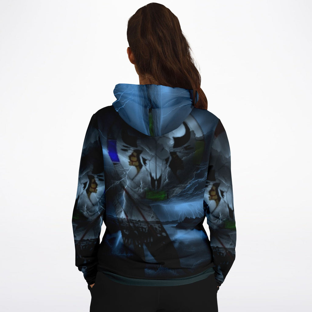 $NiieihiiNookei Design Northern Arapaho Logo Hoodie - AOP