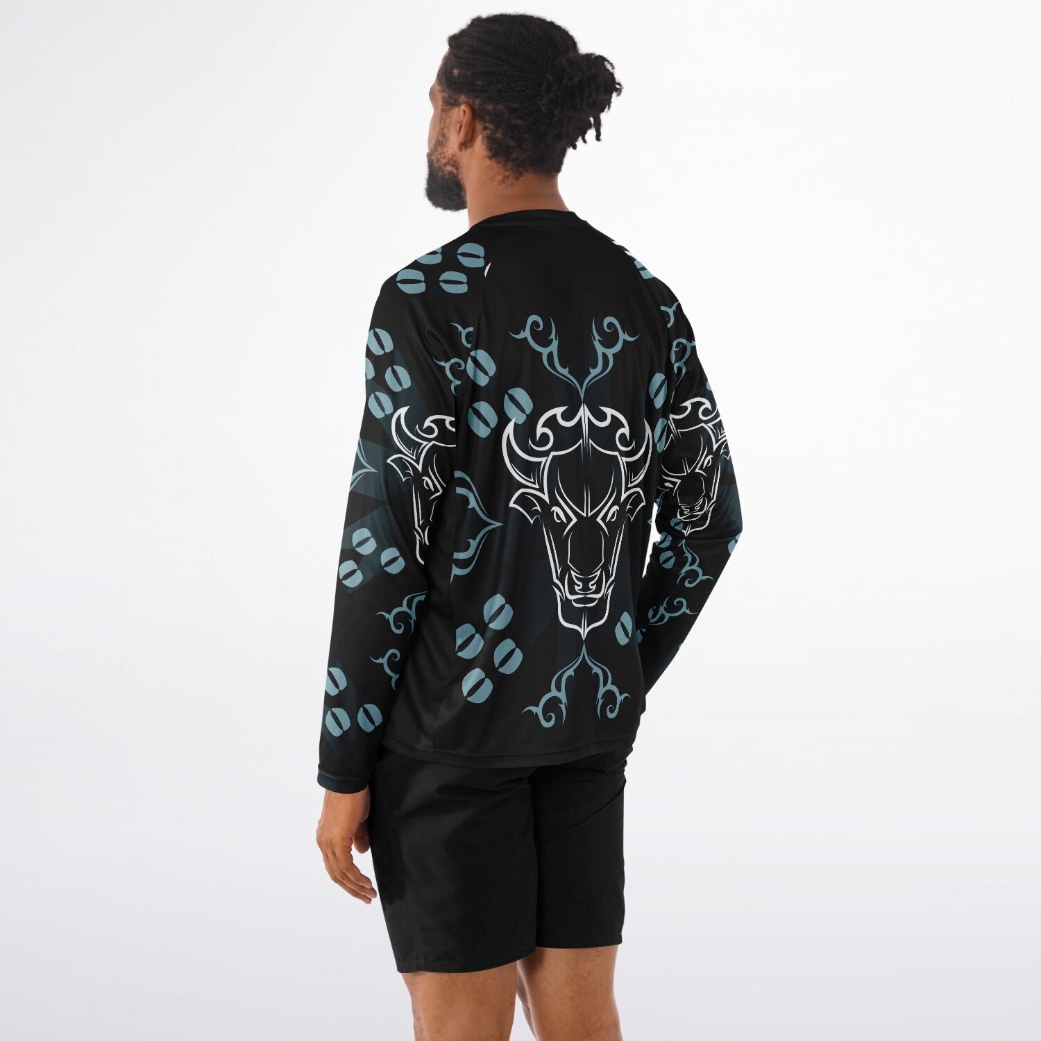 $NiieihiiNookei Men's Long Sleeve Performance Shirt - AOP