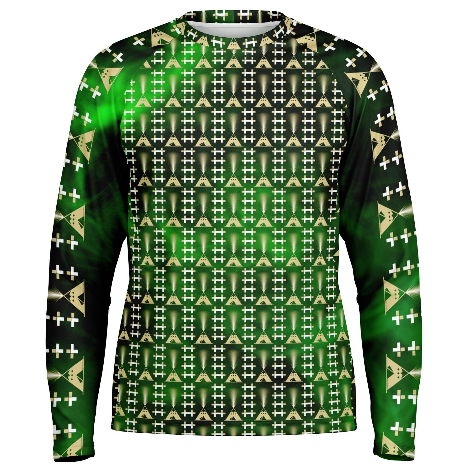 $NiieihiiNookei Men's Long Sleeve Performance Shirt - AOP