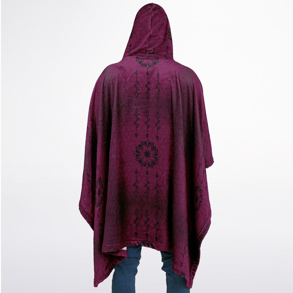 $NiieihiiNookei Flannel Blanket Poncho - AOP