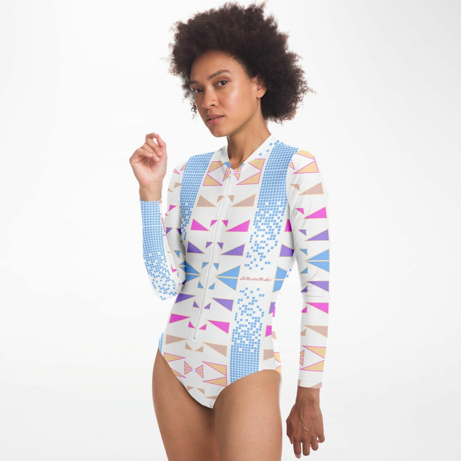 $NiieihiiNookei Bodysuit Long Sleeve - AOP