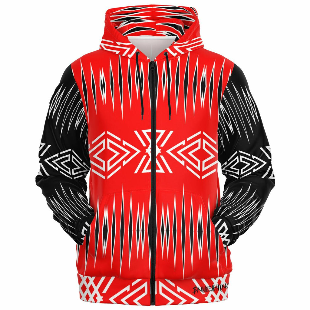 $NiieihiiNookei Zip-Up Hoodie - AOP