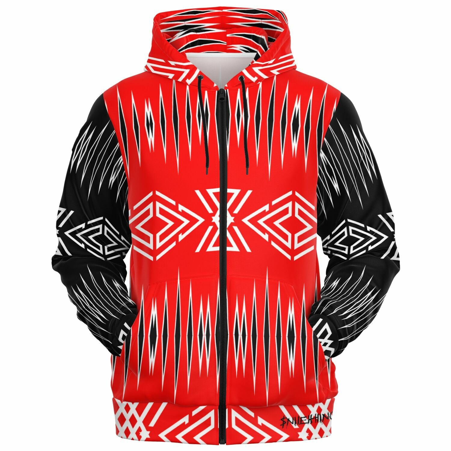 $NiieihiiNookei Zip-Up Hoodie - AOP