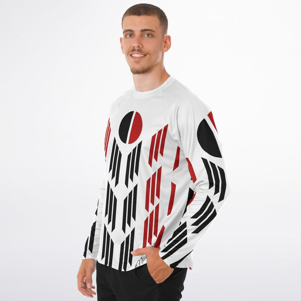 Arapaho Flag Men's Long Sleeve Performance Shirt - AOP copy