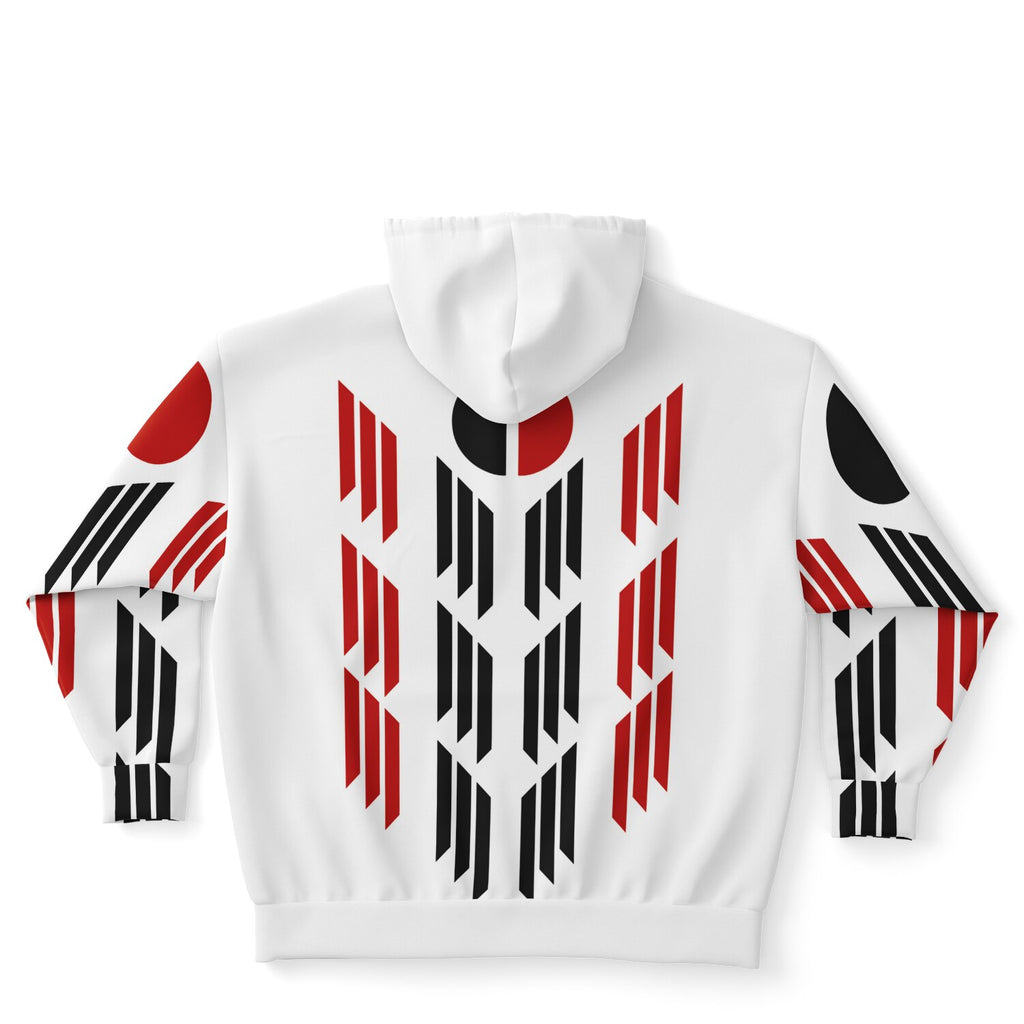 $NniieihiiNookei Arapaho Flag Athletic Plus-size Ziphoodie - AOP