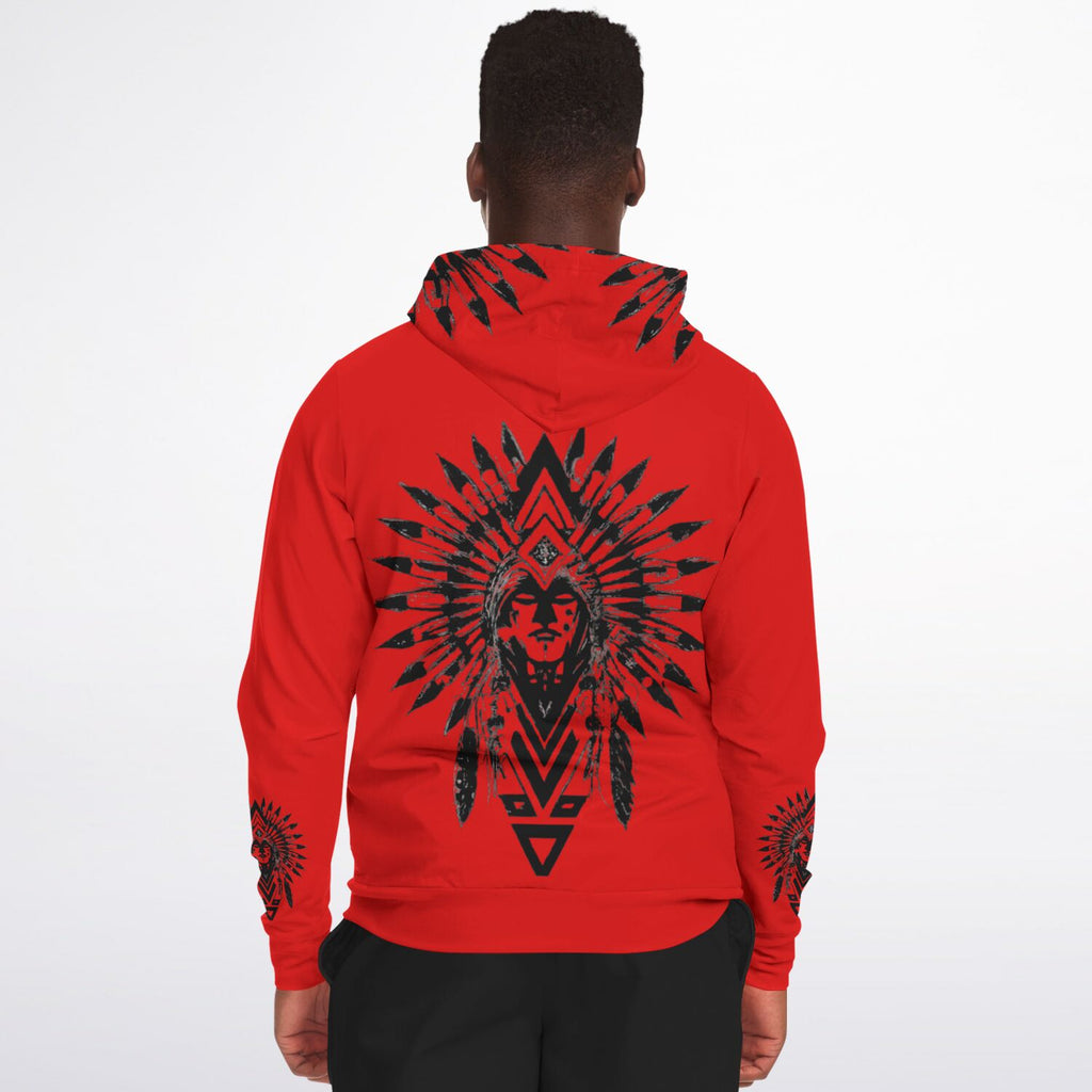 $NiieihiiNookei Athletic Zip-Up Hoodie - AOP