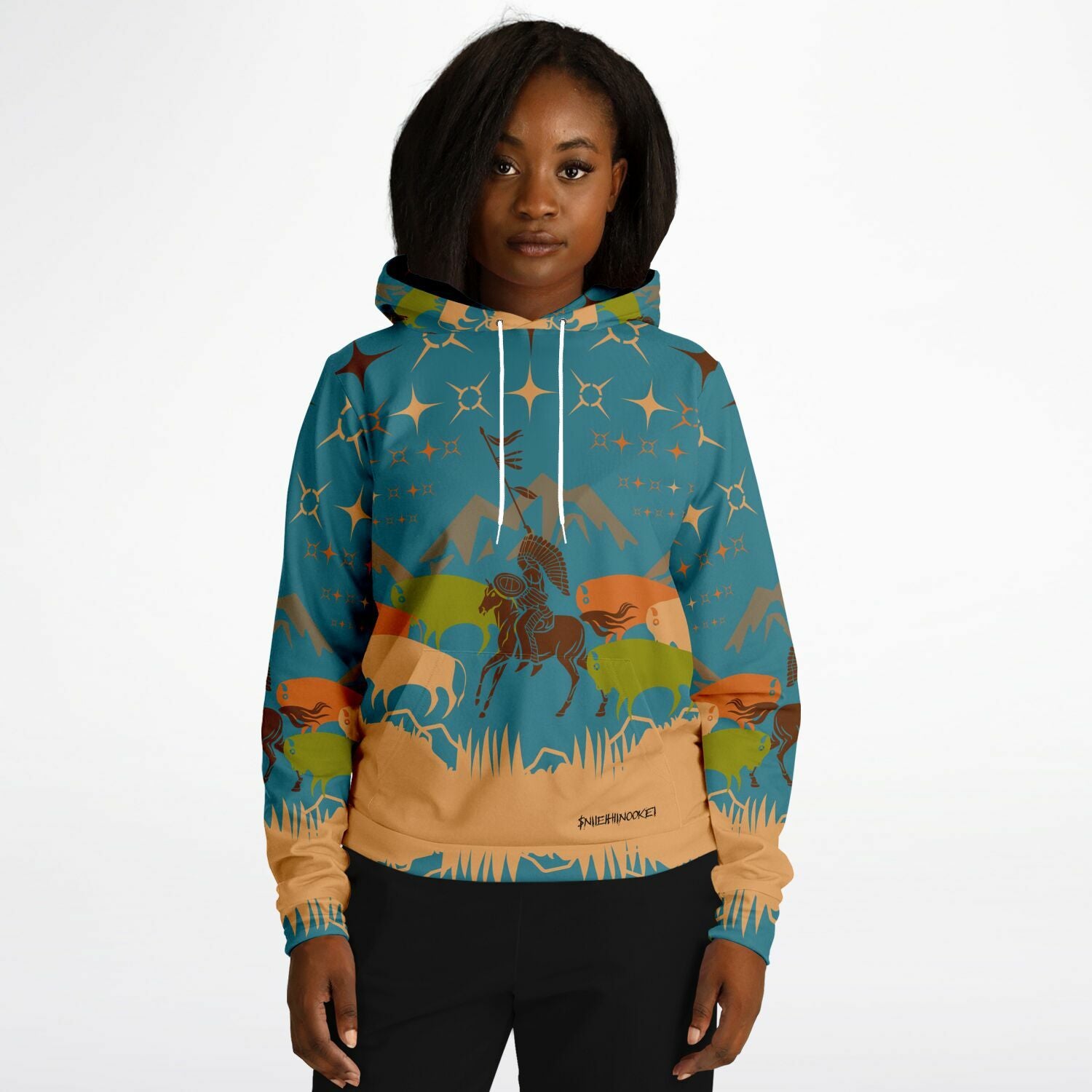 $NiieihiiNookei Athletic Hoodie - AOP