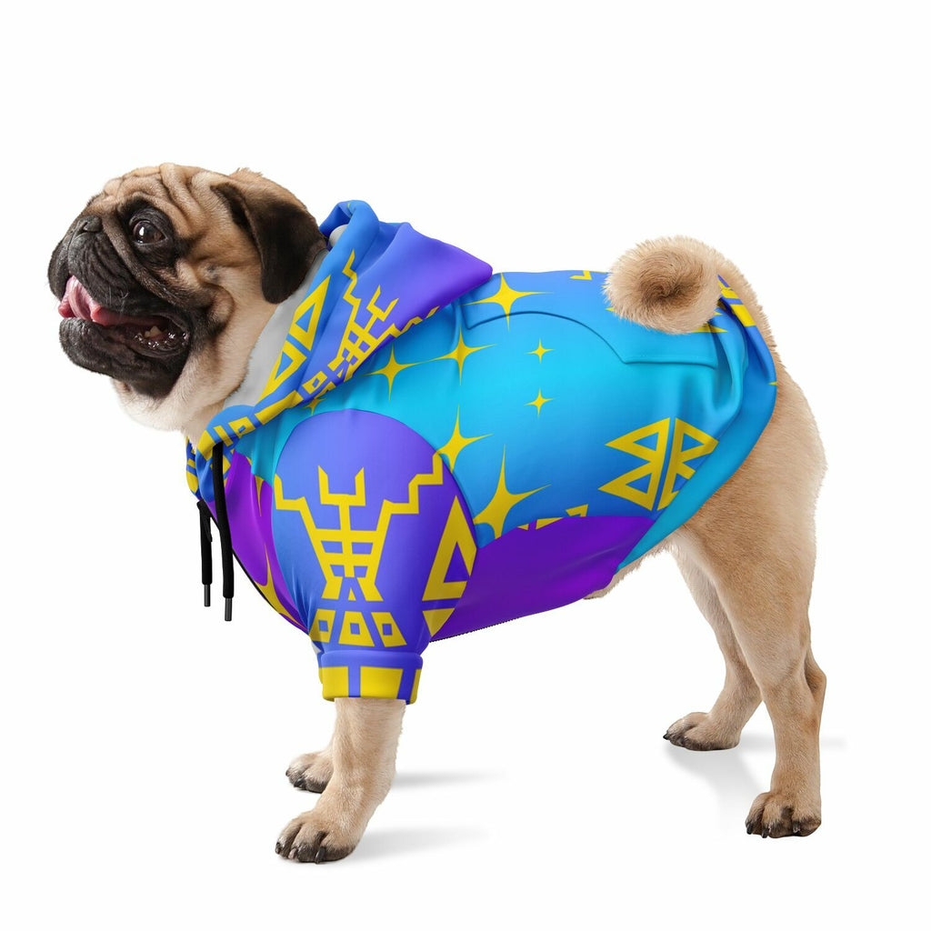 $NiieihiiNookei Fashion Dog Zip-Up Hoodie - AOP