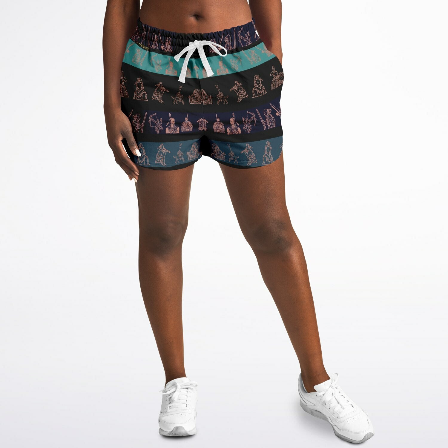 $NiieihiiNookei Athletic Loose Shorts - AOP