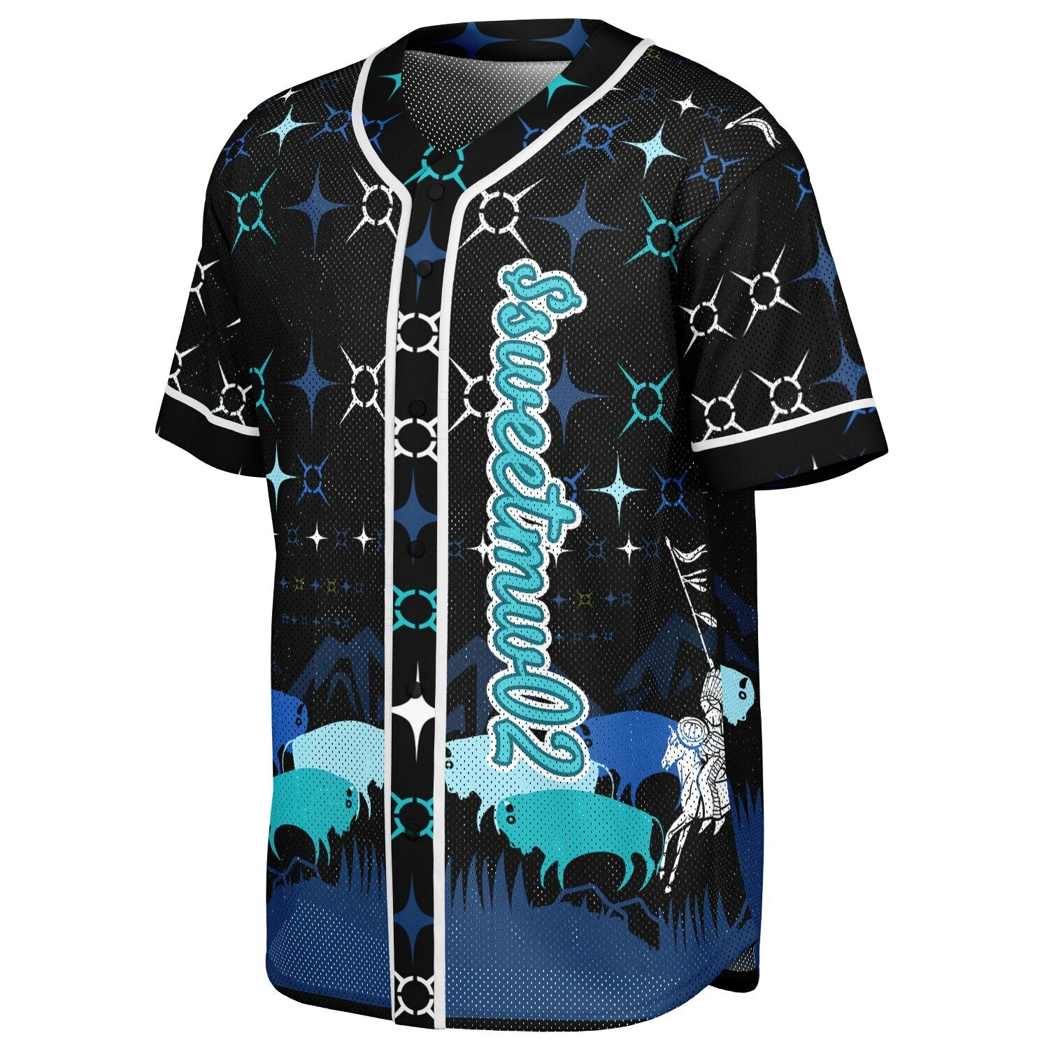 #02 Dorianna Premium Baseball Jersey - AOP