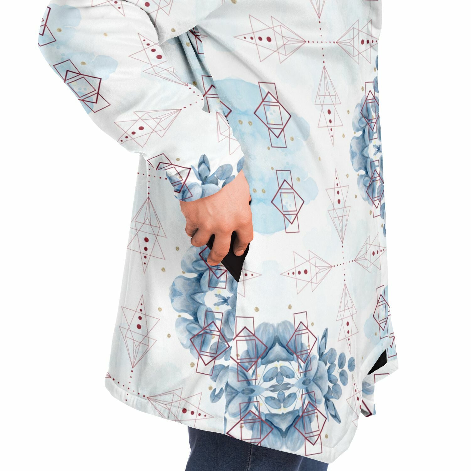 $NiieihiiNookei Microfleece Cloak - AOP