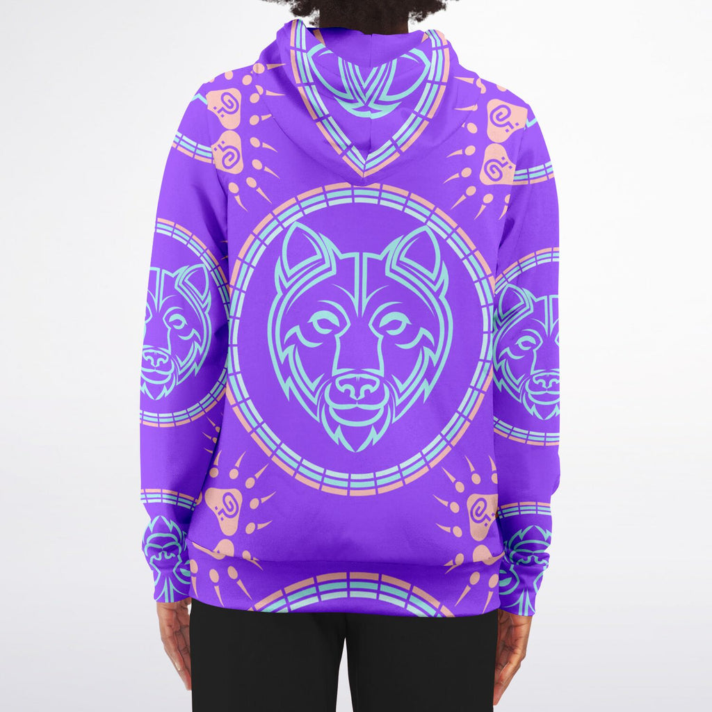 $NiieihiiNookei Bear Fashion Zip-Up Hoodie - AOP