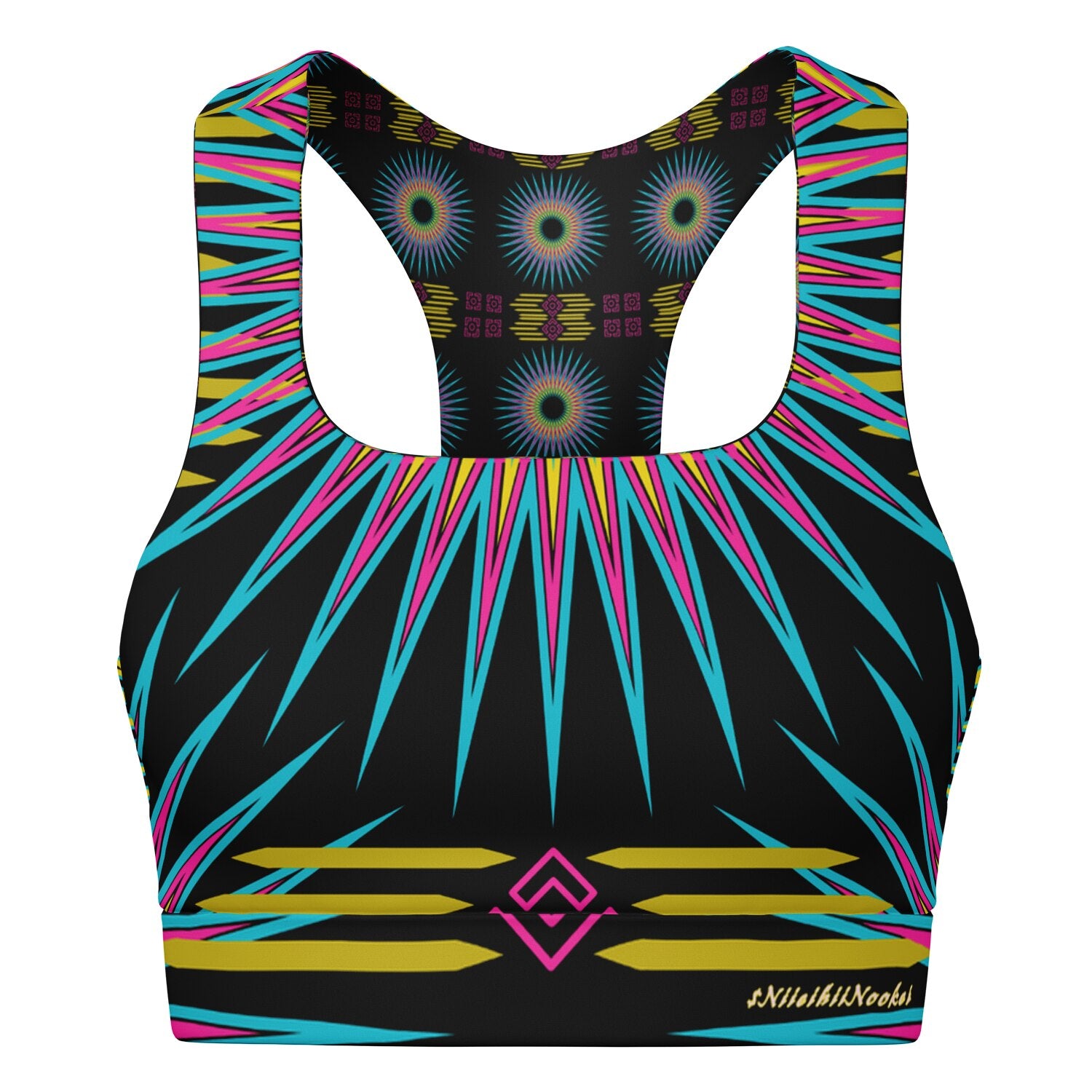 $NiieihiiNookei Padded Sports Bra - AOP
