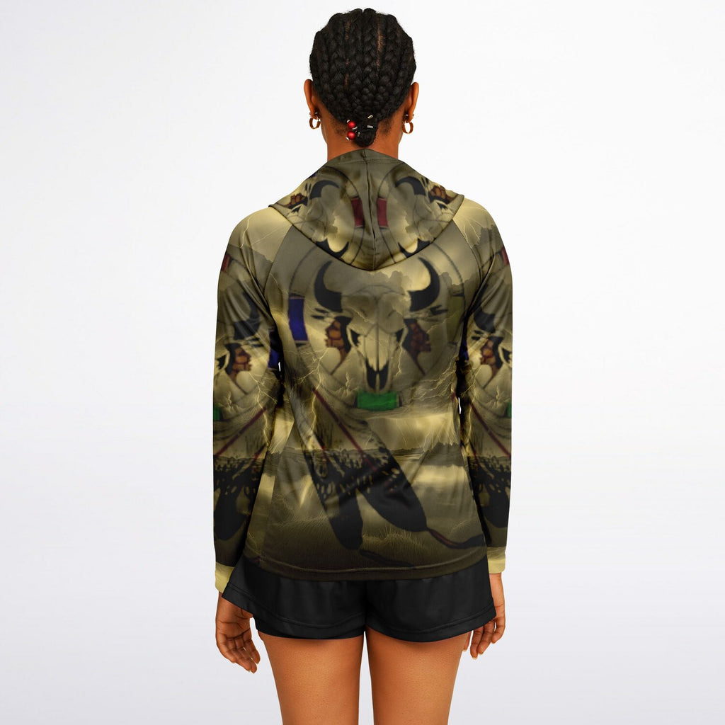 $NiieihiiNookei  Hooded Performance Shirt - AOP