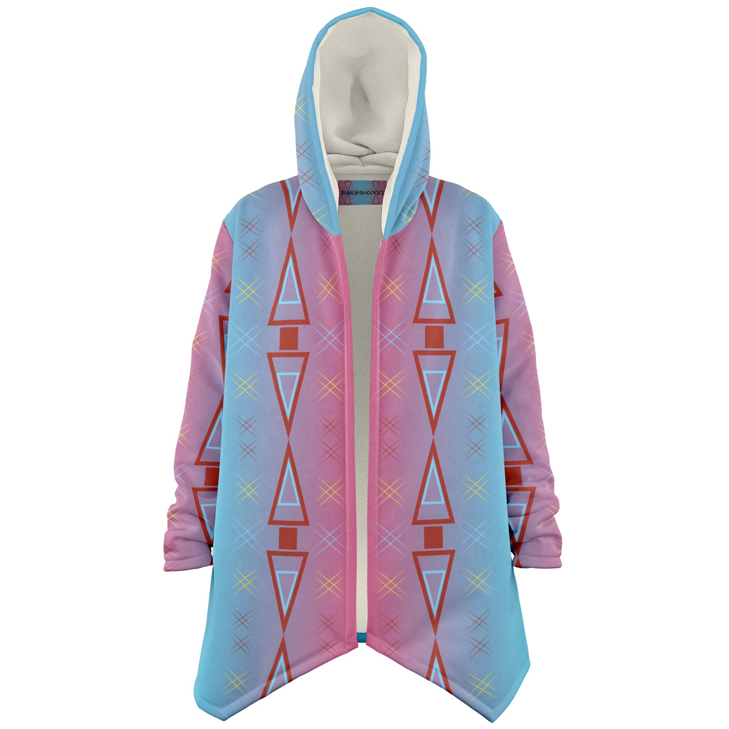 $NiieihiiNookei Microfleece Cloak - AOP