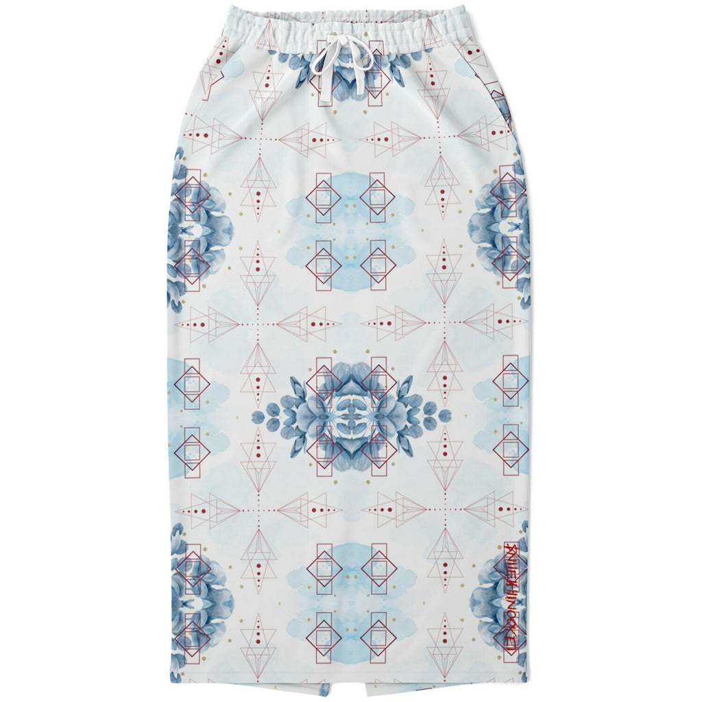 $NiieihiiNookei Athletic Long Pocket Skirt - AOP