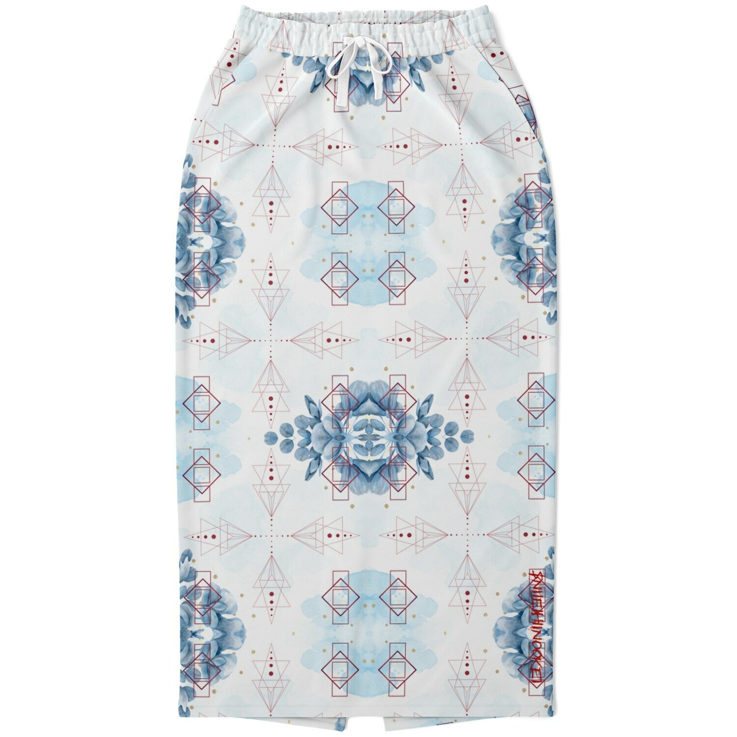 $NiieihiiNookei Athletic Long Pocket Skirt - AOP