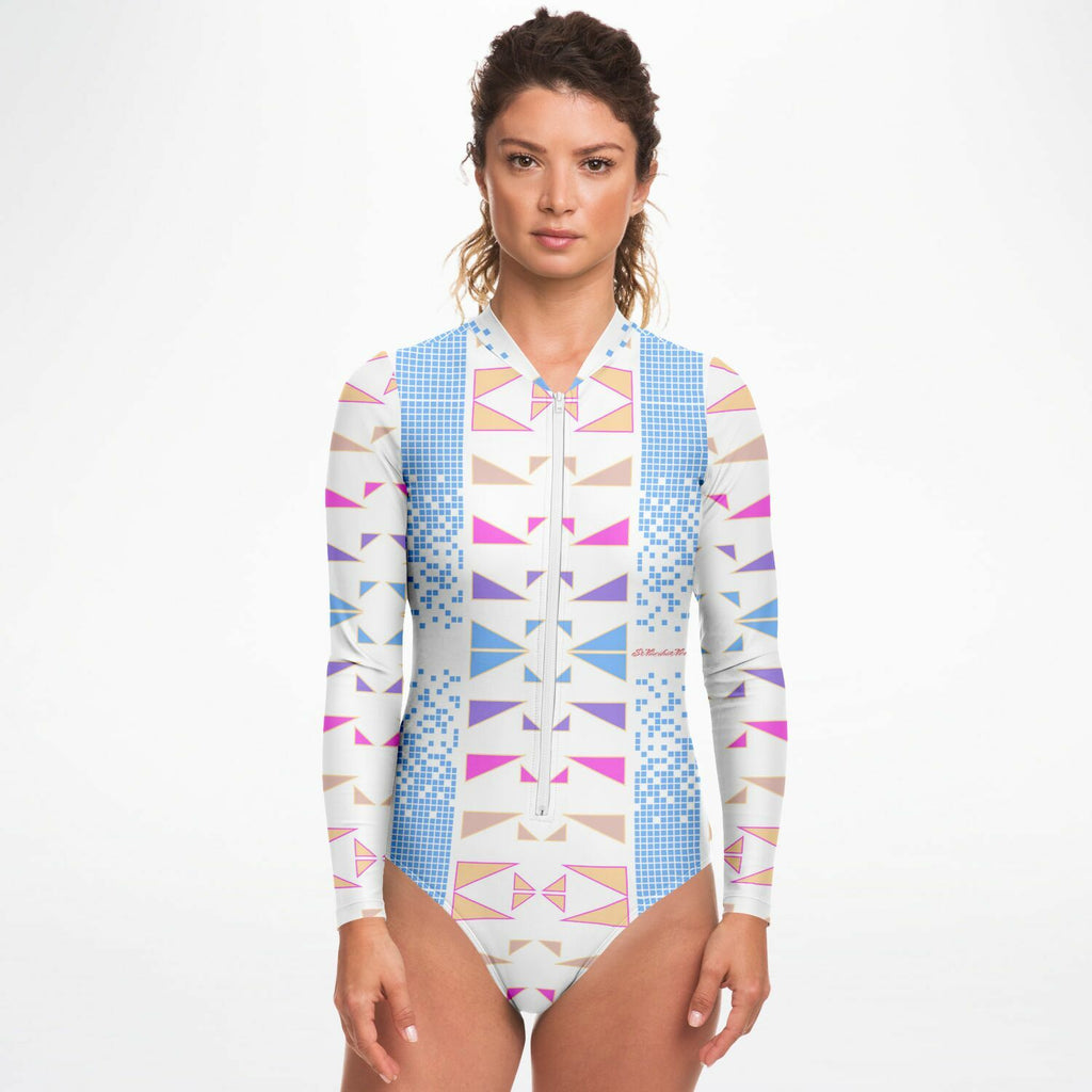 $NiieihiiNookei Bodysuit Long Sleeve - AOP
