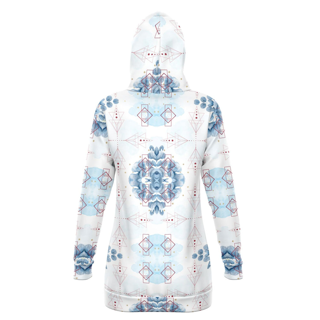 $NiieihiiNookei Fashion Longline Hoodie - AOP