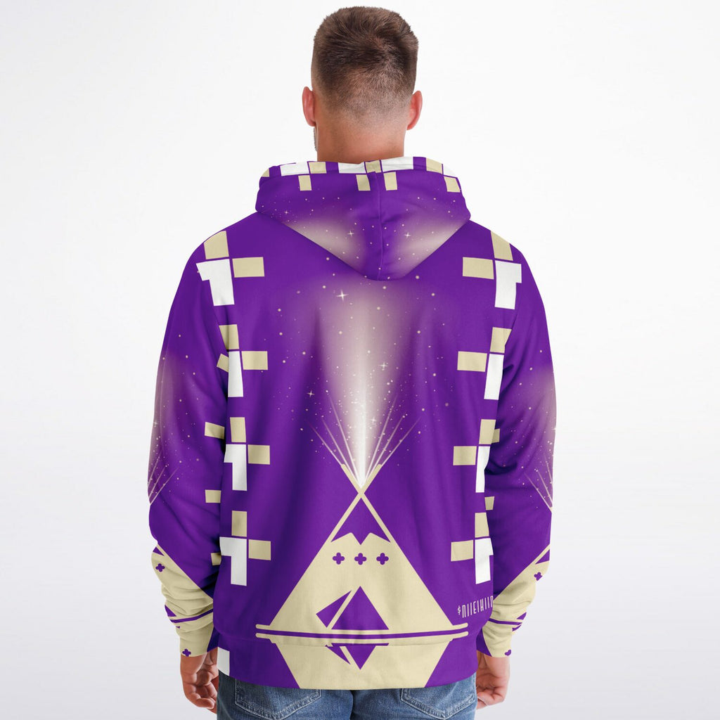 $NiieihiiNookei Microfleece Ziphoodie - AOP