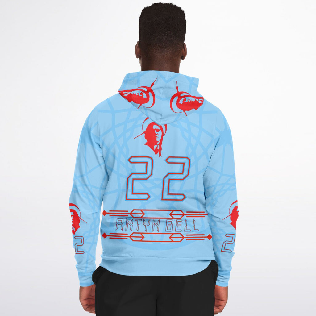 $NiieihiiNookei Athletic Zip-Up Hoodie - AOP