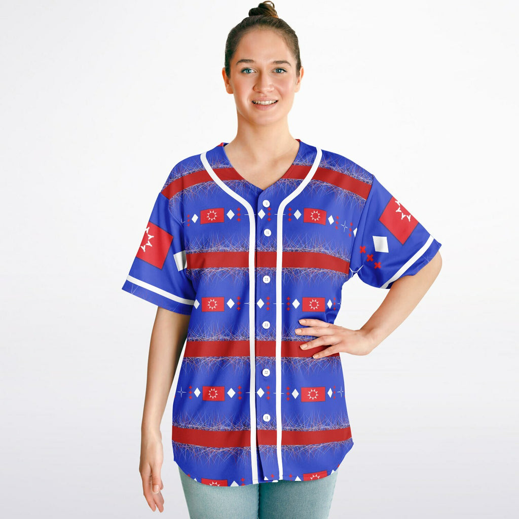 OST Flag design by $NiieihiiNookeiReversible Baseball Jersey - AOP