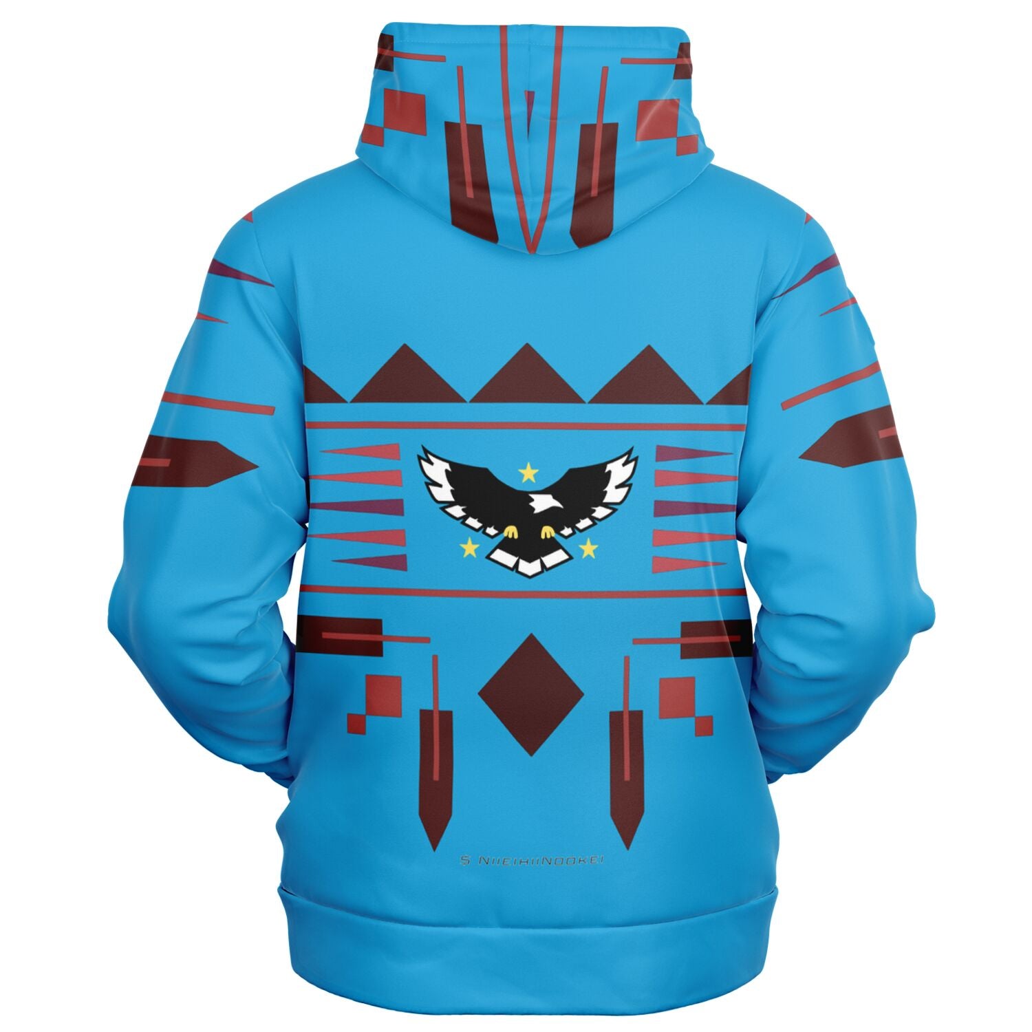 $NiieihiiNookei Athletic Zip-Up Hoodie - AOP