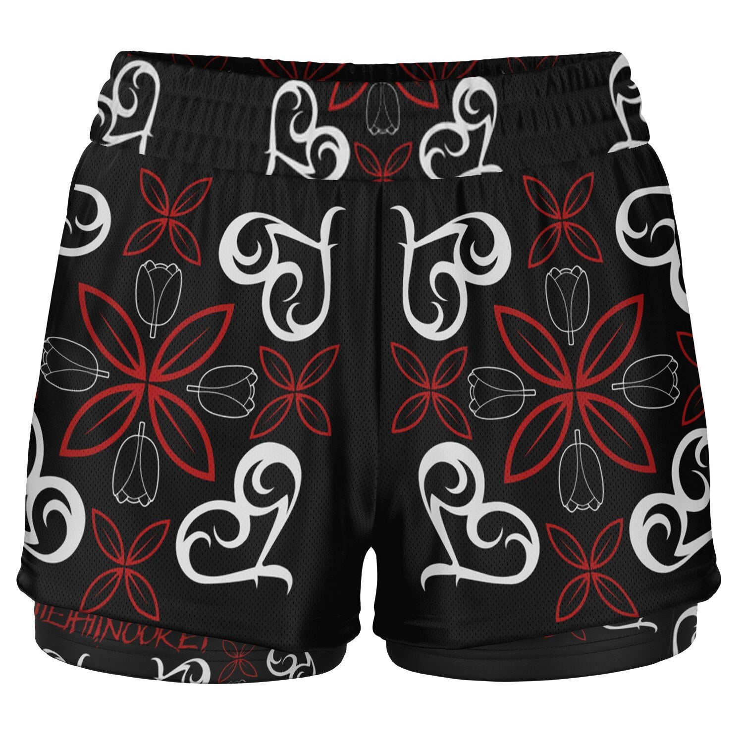 $NiieihiiNookei Women's 2-in-1 Shorts - AOP