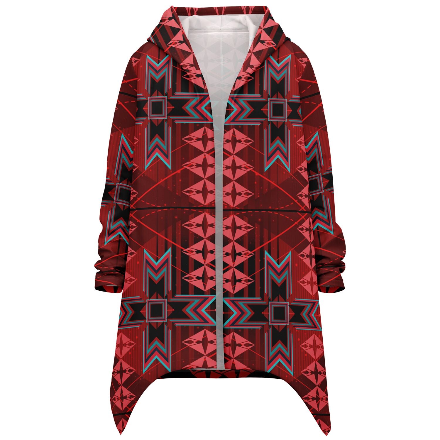 $NiieihiiNookei Fashion Elongated Cloak - AOP