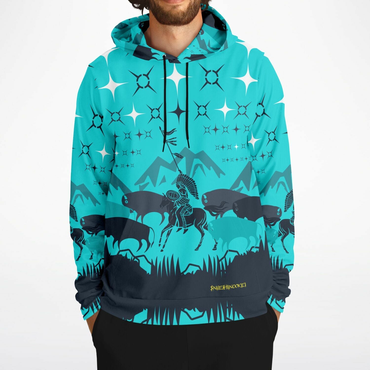 $NiieihiiNookei Athletic Hoodie - AOP
