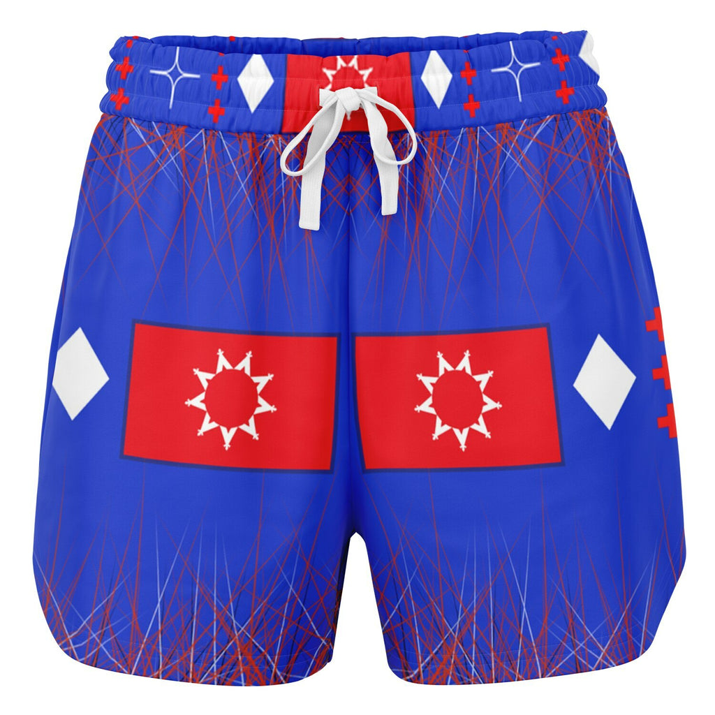 Oglala Lakota Flag Athletic Shorts - AOP