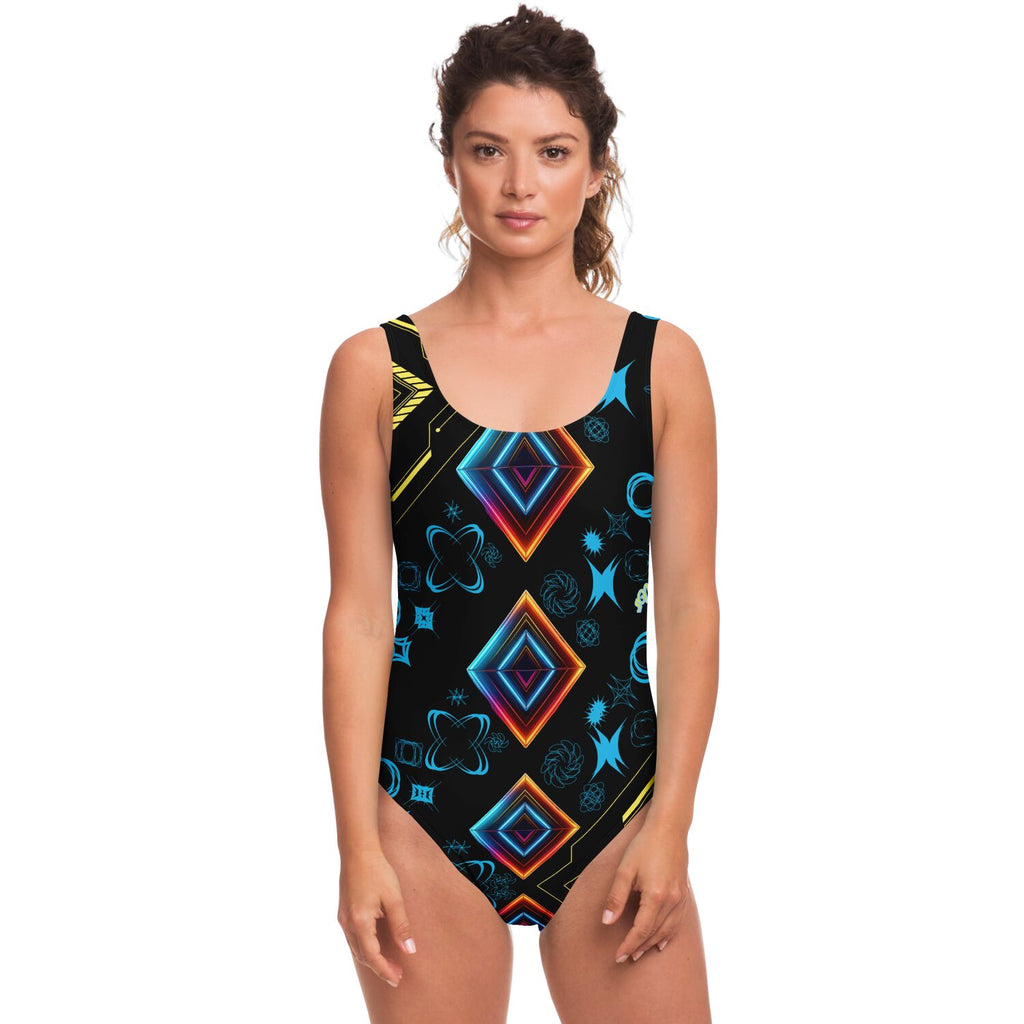 $NiieihiiNookei One-Piece Swimsuit - AOP