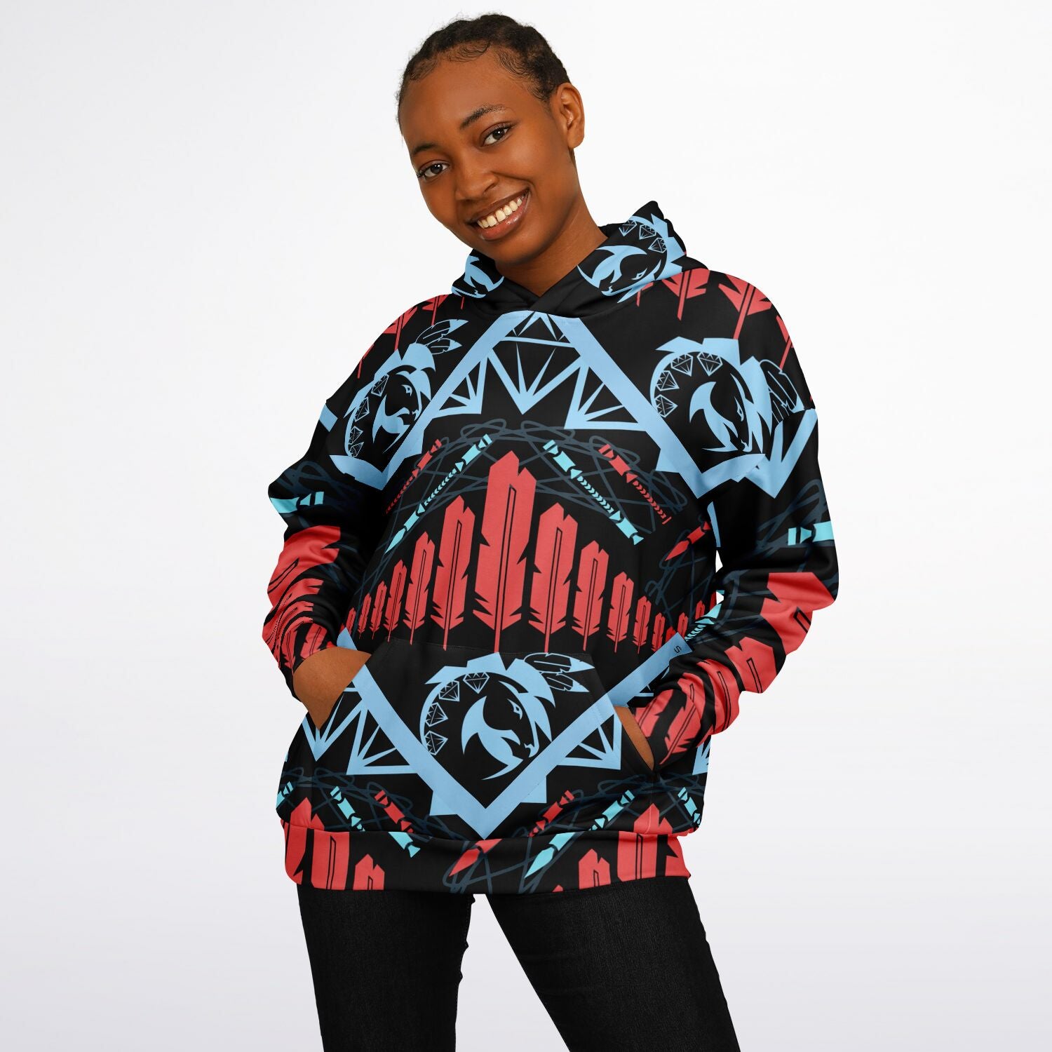 $NiieihiiNookei #Heavyweight Oversized Hoodie - AOP