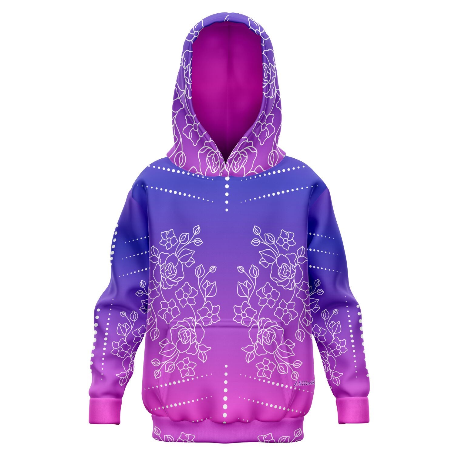 $NiieihiiNookei Athletic Kids Hoodie - AOP