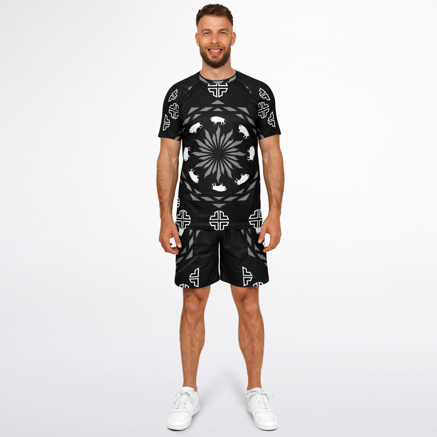 $NiieihiiNookei Men's Athletic Set - AOP