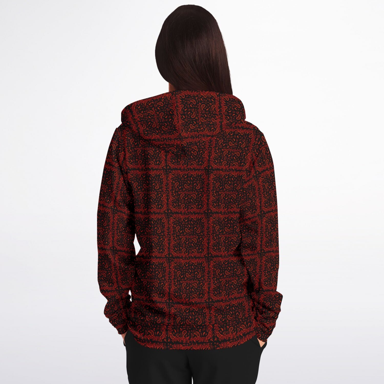 $NiieihiiNookei Athletic Zip-Up Hoodie - AOP